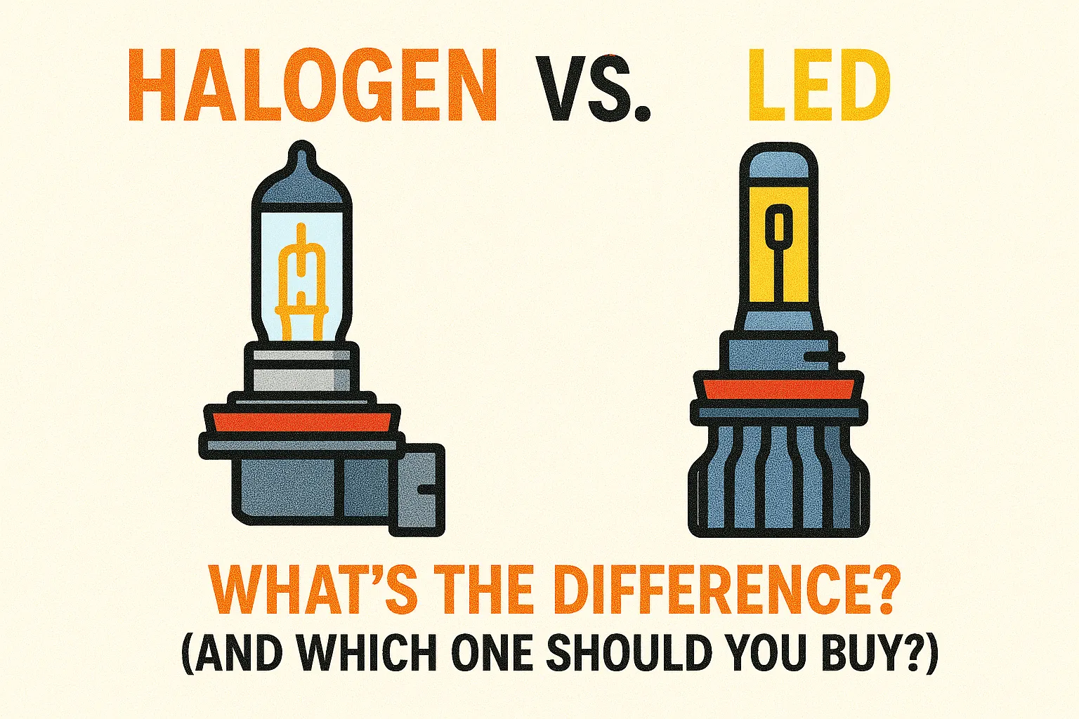 Halogen vs. LED Headlights: What’s the Difference? (And Which One Should You Buy?)